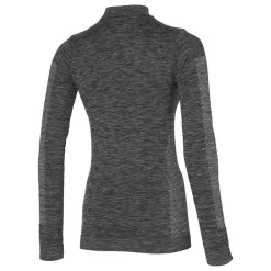 Functional LS thermoshirt dames black melange*Heatkeeper Outlet