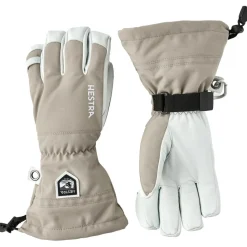 Army Leather Heli Ski handschoenen heren khaki*Hestra Online