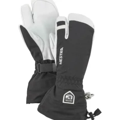 Army Leather Heli Ski lobster handschoenen black*Hestra