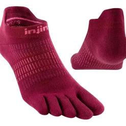 Run Lightweight No-show hardloopsokken dames beetroot*Injinji Online