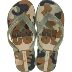 Temas slippers kids green brown*Ipanema Clearance