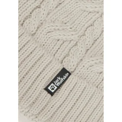 Pompom muts pale sand*Jack Wolfskin Sale
