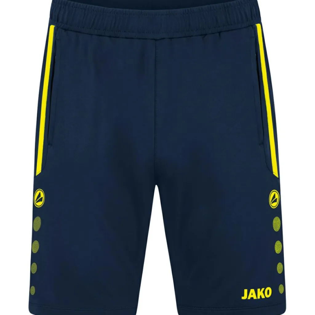 Allround voetbalbroekje marine fluogeel*Jako Sale