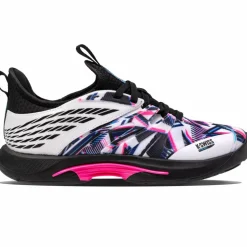 Speedtrac padelschoenen heren white black neon pink*K-Swiss Outlet
