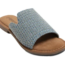 Alma slippers dames denim*Lazamani New