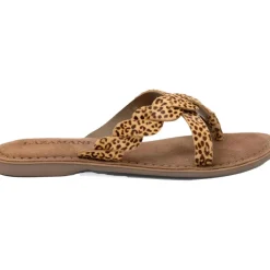 Ava slippers dames leopard*Lazamani Online