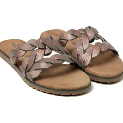 Eden slippers dames pewter*Lazamani