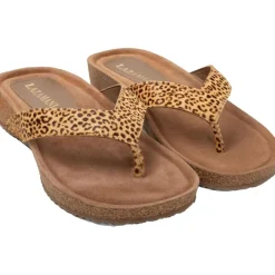 Laura slippers dames leopard*Lazamani Hot