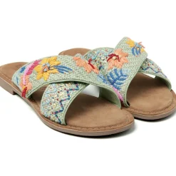 Livia slippers dames mint*Lazamani Clearance