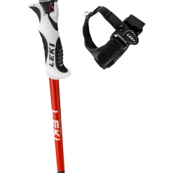 Bold S skistokken dark anthracite bright red white*Leki Best
