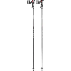 Carbon 14 3D skistokken black dark anthracite bright red*Leki Discount