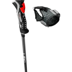 Carbon 14 3D skistokken black dark anthracite bright red*Leki Discount