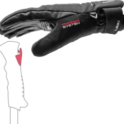 Cerro 3D handschoenen dames black*Leki