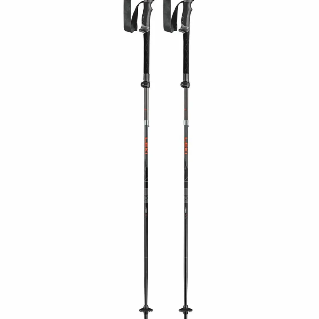 Legacy FX TA wandelstokken silver grey bright red black*Leki