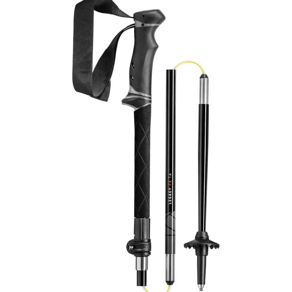 Legacy FX TA wandelstokken silver grey bright red black*Leki