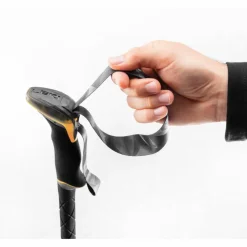 Makalu Lite wandelstokken orange black dark anthracite*Leki