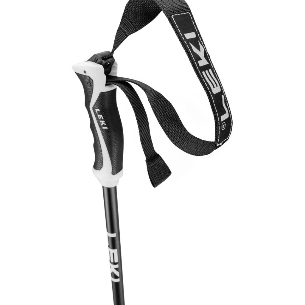 Neolite skistokken dark anthracite black white*Leki Best