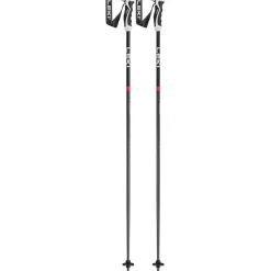 Neolite skistokken dark anthracite black bright red*Leki Sale