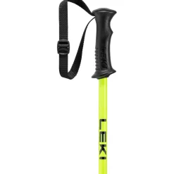Rider skistokken junior black neon yellow white*Leki Best