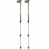 Traveller Alu wandelstokken black silvergrey neon yellow*Leki Best