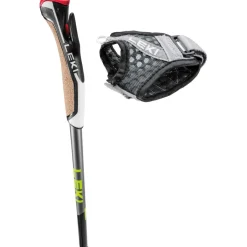 Traveller Alu wandelstokken black silvergrey neon yellow*Leki Best