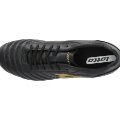 Milano 700 AGM voetbalschoenen heren all black light platino*Lotto Online