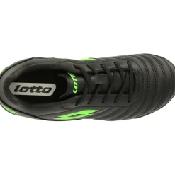 Milano 700 ID JR zaalvoetbalschoenen junior all black spring green*Lotto Clearance