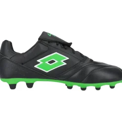 Stadio 200 FG voetbalschoenen heren all black spring green*Lotto Hot