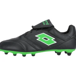 Stadio 200 FG voetbalschoenen heren all black spring green*Lotto Hot