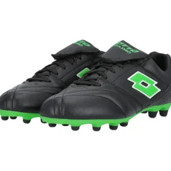 Stadio 200 FG voetbalschoenen heren all black spring green*Lotto Hot