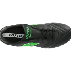Stadio 200 FG voetbalschoenen heren all black spring green*Lotto Hot