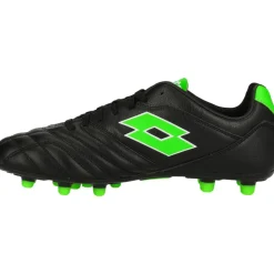 Stadio 300 III FG voetbalschoenen heren all black spring green*Lotto Sale