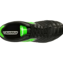 Stadio 300 III FG voetbalschoenen heren all black spring green*Lotto Sale