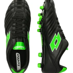 Stadio 300 III FG voetbalschoenen heren all black spring green*Lotto Sale
