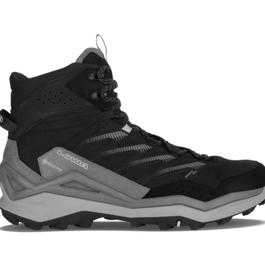 Maddox Pro GTX Mid Wide wandelschoenen heren black grey*Lowa Outlet