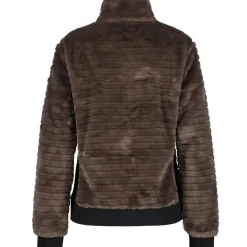 Isolahti fleece vest dames dark brown*Luhta Clearance