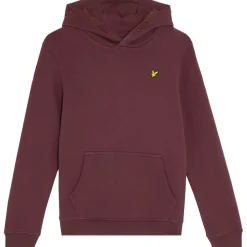 Brush Back Pullover hoodie junior burgundy*Lyle & Scott Best