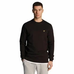 Fly fleece sweater heren jet black*Lyle & Scott Best