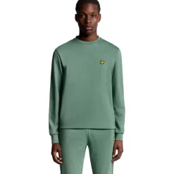  Sports Lightweight sweater heren silver pine*Lyle & Scott Clearance