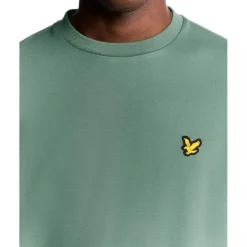  Sports Lightweight sweater heren silver pine*Lyle & Scott Clearance