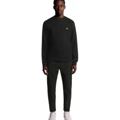  Sports Lightweight sweater heren jet black*Lyle & Scott Discount