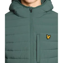  Sports Lightweight Puffer jas heren silver pine*Lyle & Scott Clearance