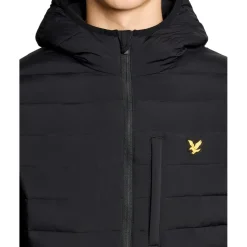  Sports Lightweight Puffer jas heren jet black*Lyle & Scott Online