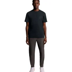  Sports Tonal Logo shirt heren dark navy*Lyle & Scott Discount