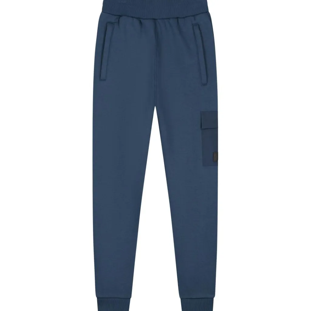 Nylon Pocket joggingbroek junior navy*Malelions Hot