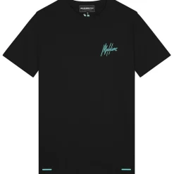 Sport Counter shirt heren black turquoise*Malelions Hot