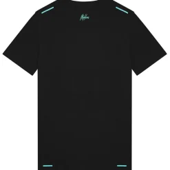 Sport Counter shirt heren black turquoise*Malelions Hot