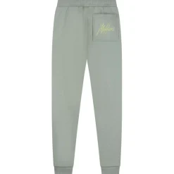 Striped Signature joggingbroek junior agave green*Malelions Clearance