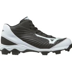 9 Spike Advanced Franchise 9 MID 11GP175090 korfbalschoenen dames zwart wit*Mizuno Outlet