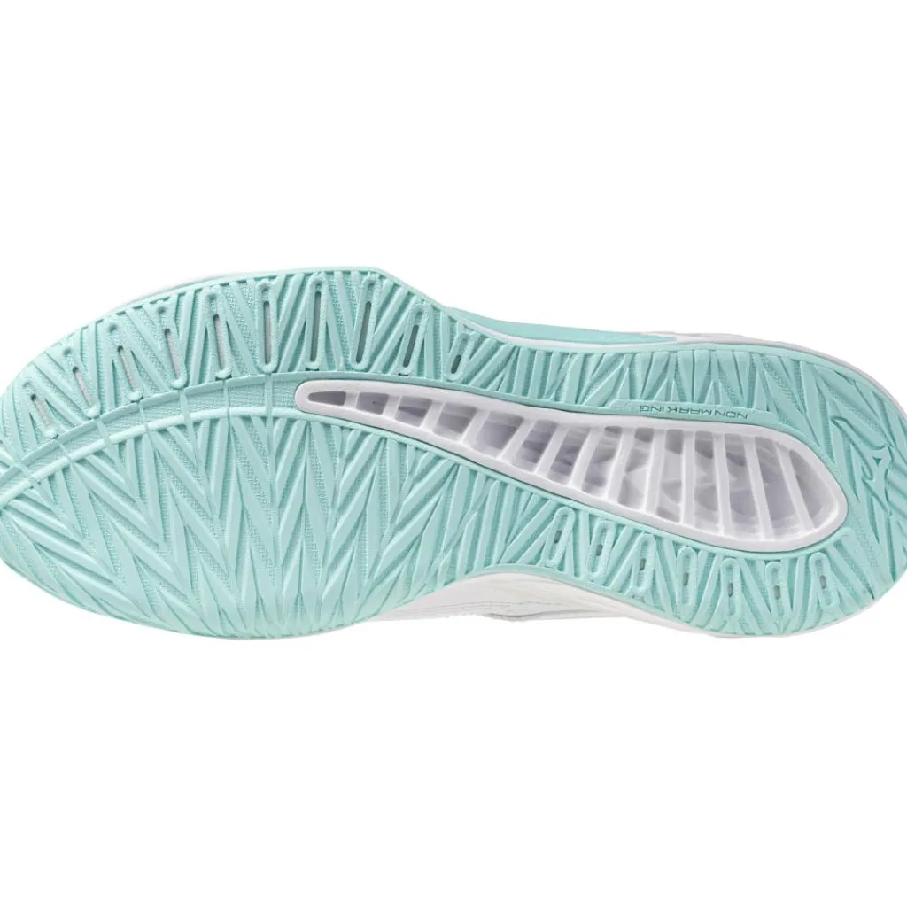 Thunder Blade Z indoorschoenen dames white blue tint*Mizuno Clearance